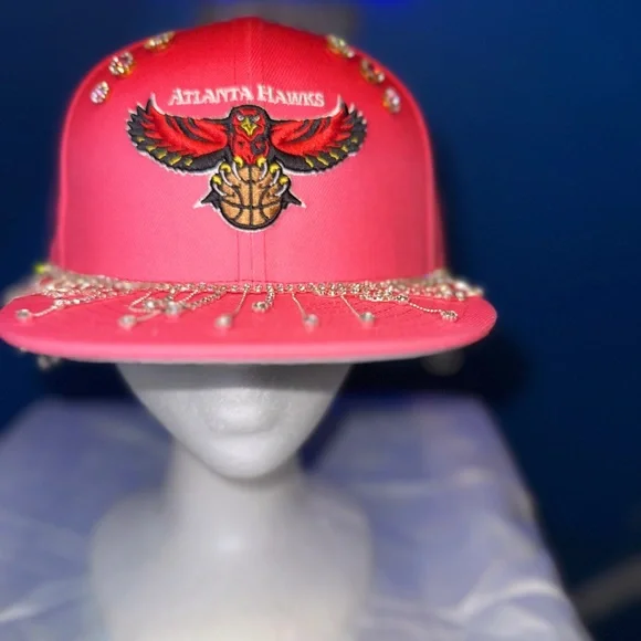 New Era Pink Bejeweled Hat display picture 2